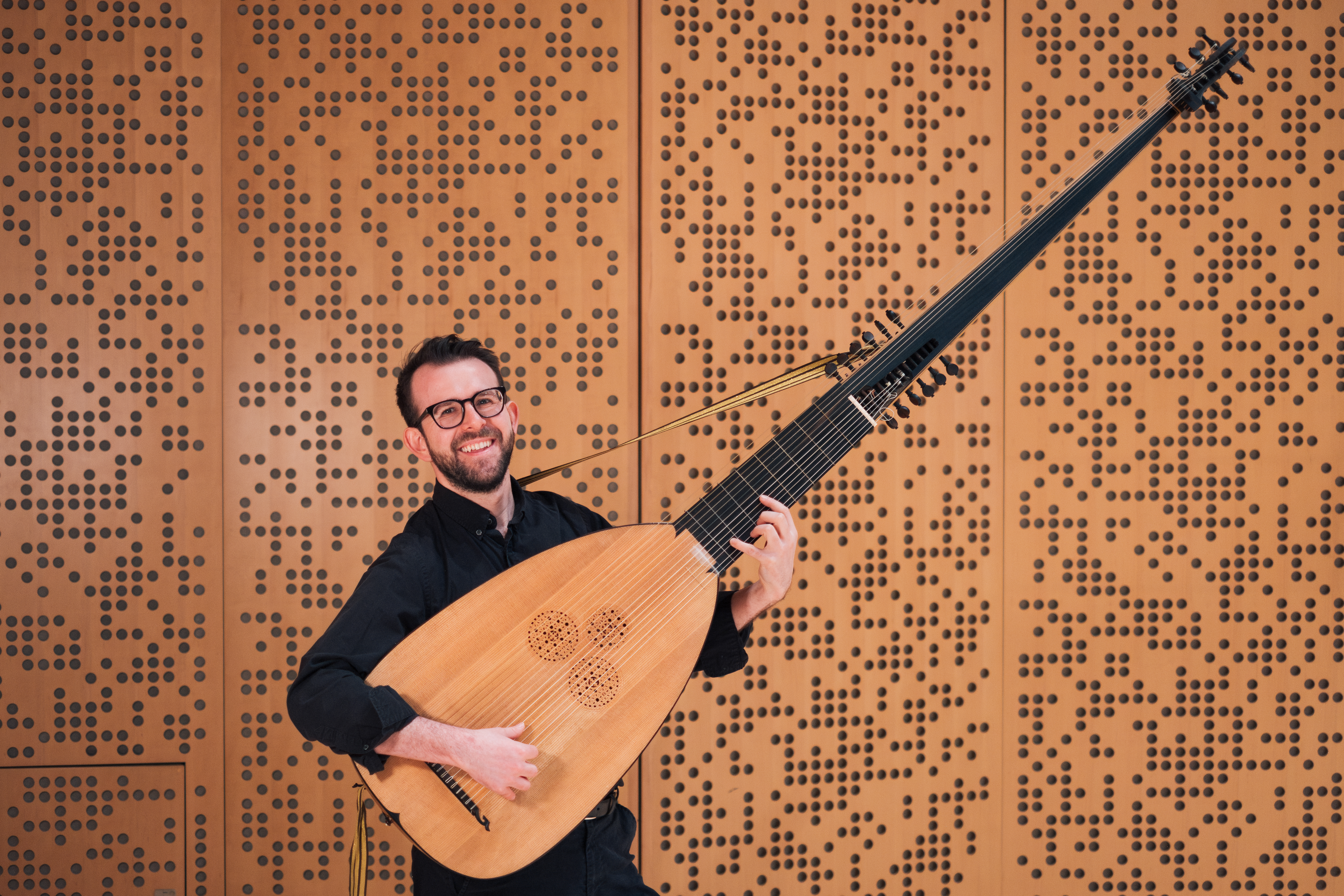 Nate Huvard playing the guitar